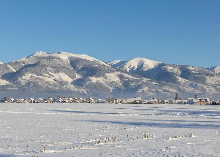 شقة Slow Mountain Family Base - Spacious 2br, 2 Bath, Sleeps 8 With Mountain View And Backyard In Liptov