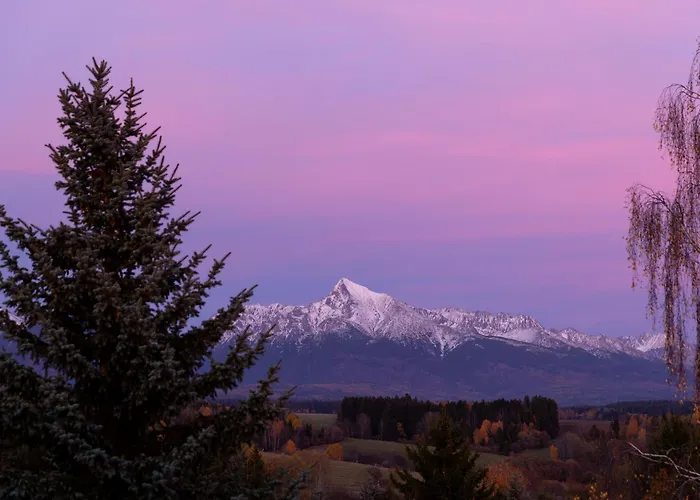 Slow Mountain Family Base - Spacious 2br, 2 Bath, Sleeps 8 With Mountain View And Backyard In Liptov * Liptovská Kokava